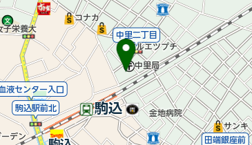 ビジネスホテルプラザ駒込の地図画像