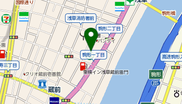 アルモントホテル浅草の地図画像