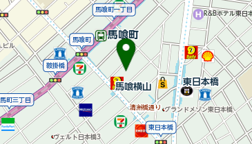 アパホテル日本橋馬喰横山駅前の地図画像