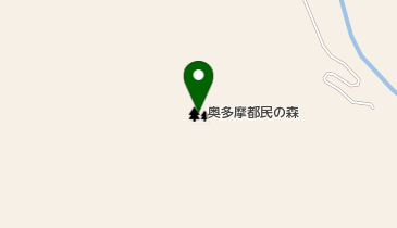 奥多摩都民の森の地図画像