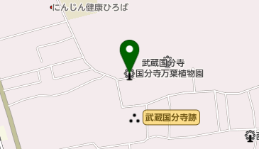 国分寺万葉植物園の地図画像