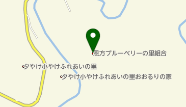 恩方ブルーベリーの里組合の地図画像