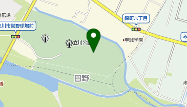 立川公園陸上競技場の地図画像