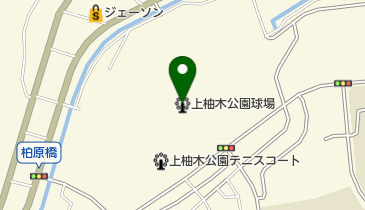 スリーボンドベースボールパーク上柚木の地図画像