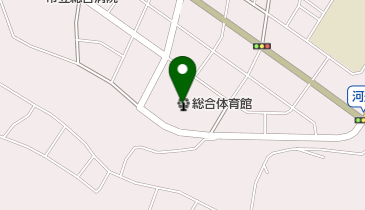 青梅市総合体育館の地図画像