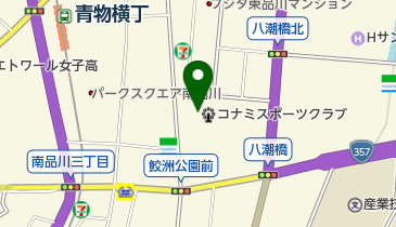 コナミスポーツクラブの地図画像