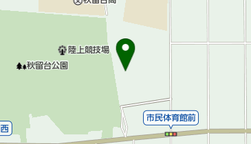 秋川体育館の地図画像