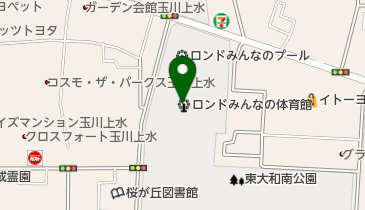 東大和S&D体育館の地図画像