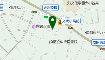 荻窪体育館の地図画像