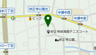 妙正寺体育館の地図画像