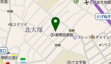 巣鴨体育館の地図画像