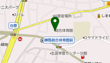 総合体育館の地図画像