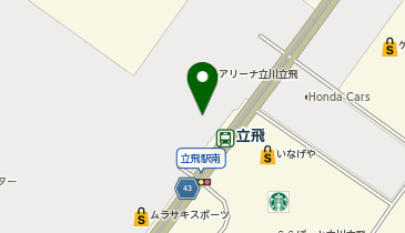 ドーム立川立飛の地図画像