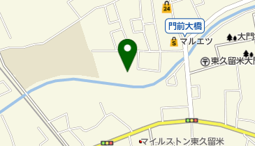 セサミテニススクール東久留米の地図画像