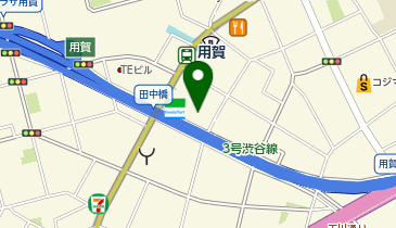 セントラルフィットネスクラブ用賀の地図画像