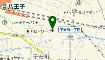 メガロス八王子インドアテニススクールの地図画像