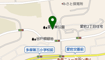 愛宕東公園庭球場の地図画像