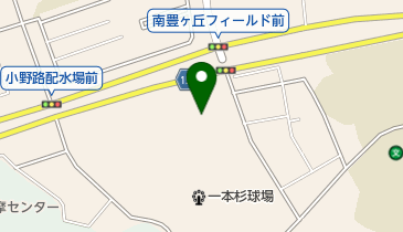 一本杉公園庭球場の地図画像