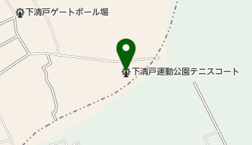 下清戸運動公園テニスコートの地図画像