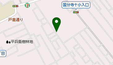 国立グリーンヒルテニスクラブの地図画像