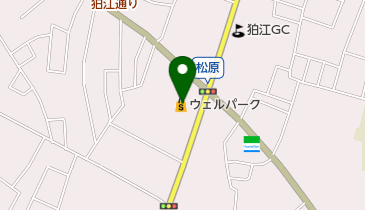 狛江ローンテニスクラブの地図画像