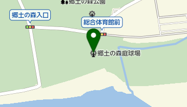 郷土の森庭球場(市民庭球場)の地図画像