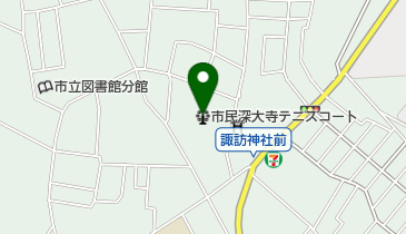 市民深大寺テニスコートの地図画像