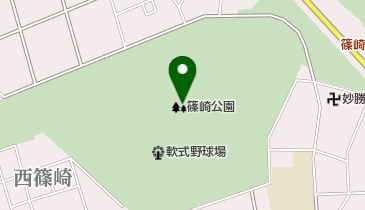 篠崎公園テニスコートの地図画像