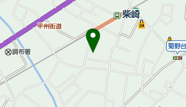 柴崎駅前テニスコートの地図画像