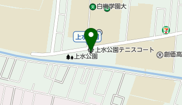上水公園テニスコートの地図画像