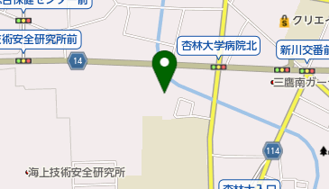 新川テニスコートの地図画像