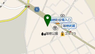 瑞穂町営グランド庭球場の地図画像