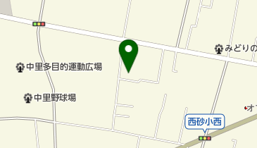 西砂庭球場の地図画像