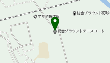 あきる野市総合グラウンドテニスコートの地図画像
