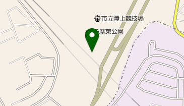 多摩東公園庭球場の地図画像