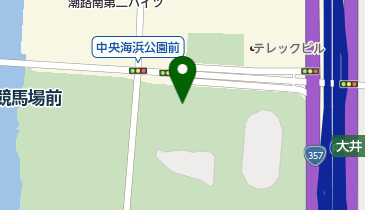 大井ふ頭中央海浜公園スポーツの森テニスコートの地図画像