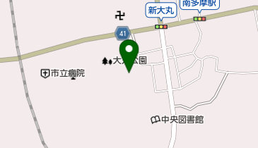 大丸公園テニスコートの地図画像