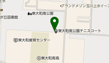 東大和南公園テニスコートの地図画像