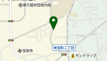 堂阪公園テニスコートの地図画像