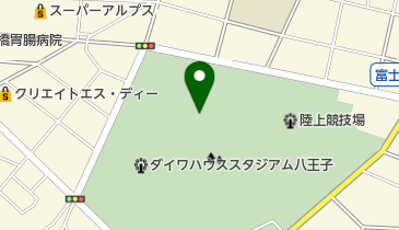 富士森公園テニスコートの地図画像