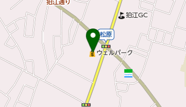 狛江インドアテニススクールの地図画像