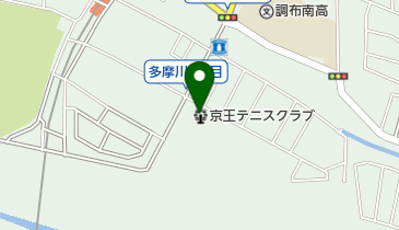 京王テニスクラブの地図画像