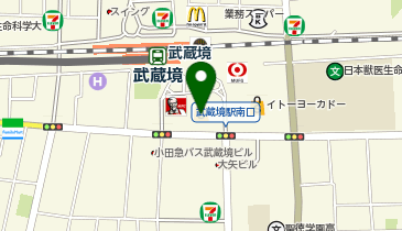 メゾンカルチャークラブ武蔵境店の地図画像