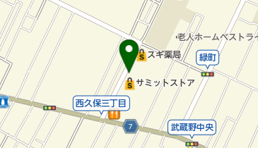 グリーンパークゴルフセンターの地図画像