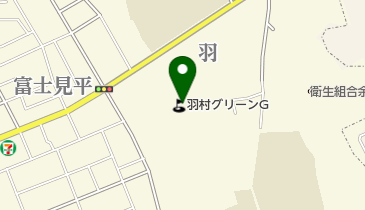 羽村グリーンゴルフの地図画像