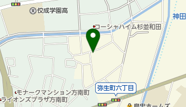 南中野ゴルフセンターの地図画像