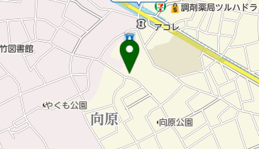 向原ゴルフセンターの地図画像