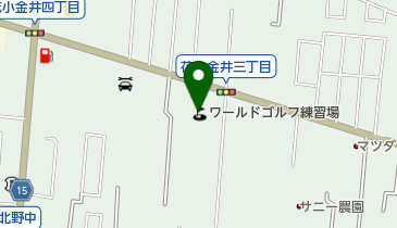 ワールドゴルフ練習場の地図画像