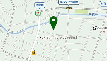 西荻ゴルフセンターの地図画像