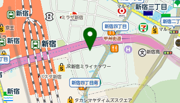 ウインズ新宿の地図画像
